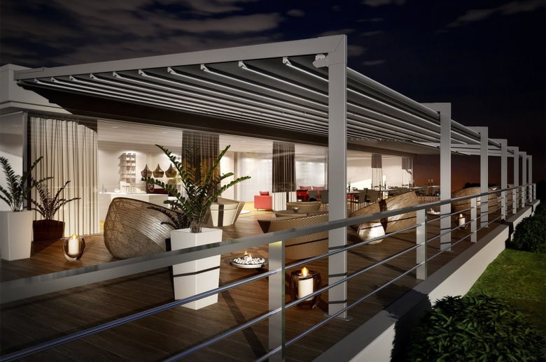 Sydney Retractable Pergola Roof System